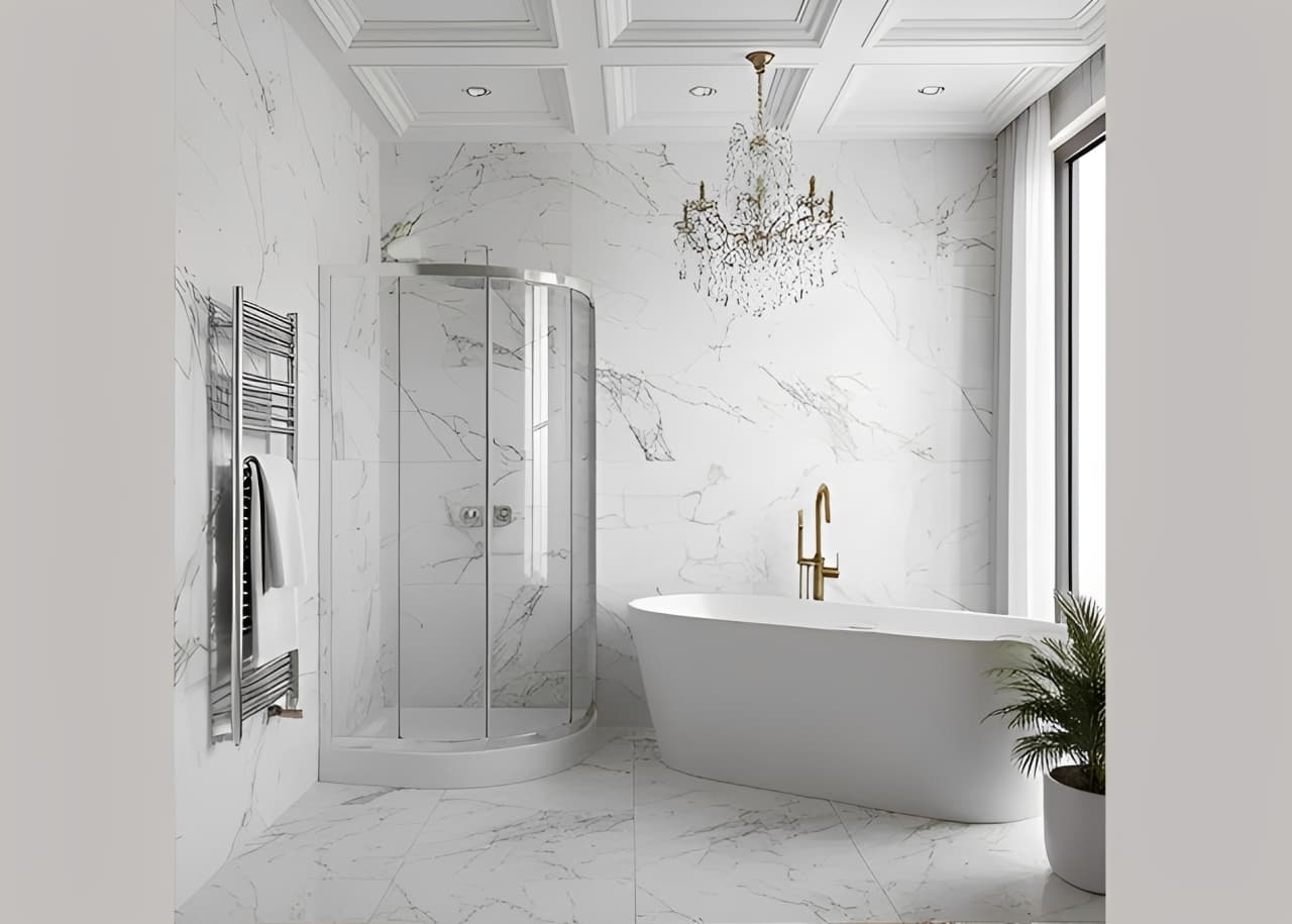 Quadrant Double Sliding Shower Enclosure | Space-Saving Curved Design | 6mm Tempered Glass