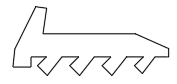 S9-DBJT-02 - Single-Side Seal Strip
