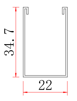 S9-SGBL-02 - Upper Track Stainless Steel Cladding