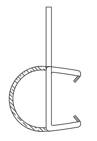 S9-DSJT-01 - Soft Bubble Water Seal Strip