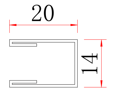 S9-QL-02 - Wall Channel (Universal, L/R)